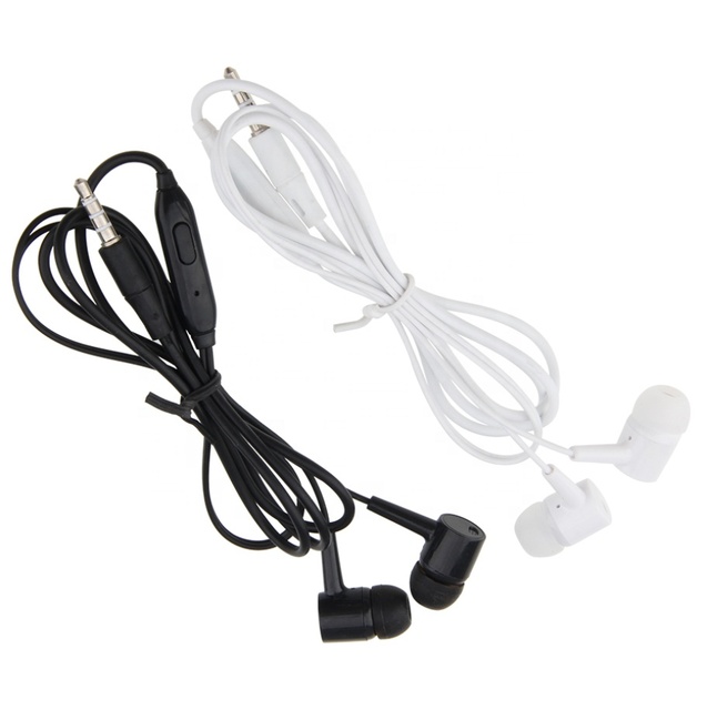 Portable 3.5mm in Ear Earphone Wired Super Bass Earbuds With Built-in Microphone Sports Headset for Smart Phones PC