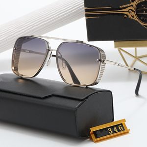 Gafas de Sol Steampunk de Alta Calidad de Diseñador de Marca de Lujo para Hombre, Lentes de Sol Grandes de Metal con Parte Superior Plana - Product Image 6