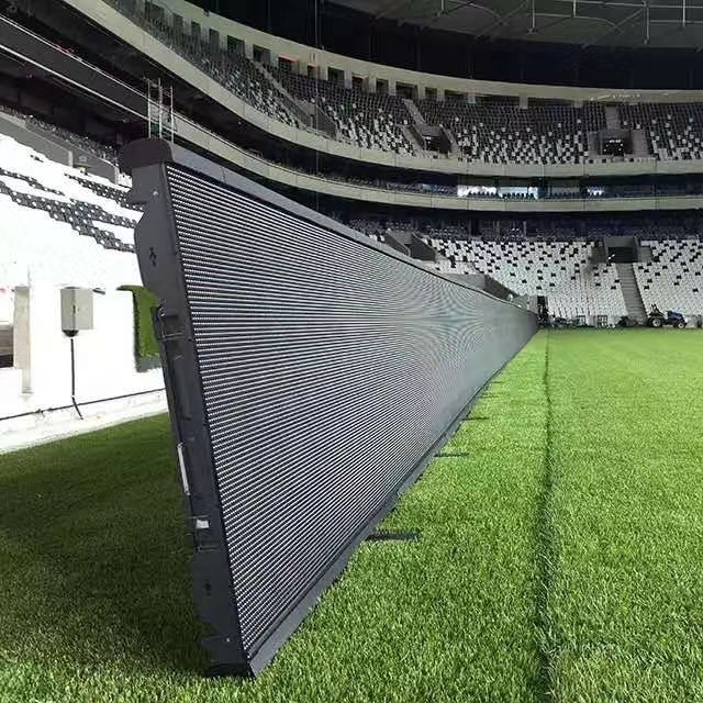 Sport Stadium Perimeter LED Display Basketball Perimeter Led Screen for Football Stadium Led TV Display Perimeter LED Banner