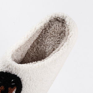 Pantoufles unisexes en lin doux et rembourré avec imprimé Teckel, idéales pour la maison, cadeau personnalisé pour femme, parfaites pour l'été - Product Image 6