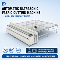 Machine de découpe automatique de tissus pour stores à rouleaux ultrasoniques de haute qualité avec moteur PLC Ridong