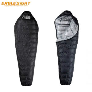 Leggero Ultra mummia verso il basso <span class=keywords><strong>sacco</strong></span> <span class=keywords><strong>a</strong></span> <span class=keywords><strong>pelo</strong></span> per il freddo invernale campeggio tessuto in Nylon <span class=keywords><strong>singolo</strong></span> con anatra d'oca di riempimento adulti - Product Image 1