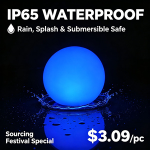 LEDボールライト 8cm 磁気充電 45mm 充電式 300mAh 寝室 デスク用 卸売 USB充電 - Product Image 4