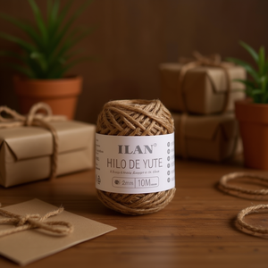 Corda di iuta Ilan 2mm 10M per confezioni regalo - Product Image 3