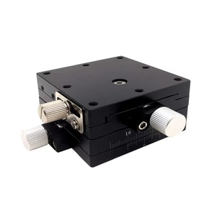 LGX60-C 60x60mm X piattaforma di spostamento manuale dell'asse micrometro tavolo scorrevole in acciaio - Product Image 5