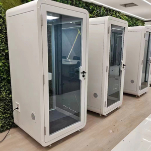 Cách âm cabin di chuyển văn phòng Pod âm thanh gian hàng điện thoại gian hàng văn phòng im lặng gian hàng cho văn phòng xây dựng - Product Image 3