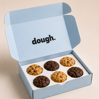 Boîte à biscuits personnalisée de qualité alimentaire avec insert en papier, emballage pour pâtisserie, biscuits, desserts avec logo