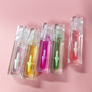 Huile à lèvres en gelée populaire avec ensemble de crayons à lèvres Nude Label privé - Product Image 5