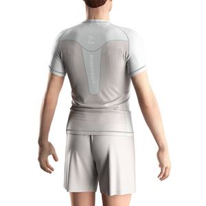 Camiseta de compresión Power Warrior Pattern de secado rápido personalizada para grappling, judo, BJJ, MMA, Rash Guard - Product Image 6