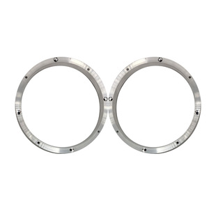 Universal Solid Aluminum <b>Speaker</b> Gasket 6.5 Inch <b>Waterproof</b> Adapter For Car Audio Upgrades Silver Color Pair - Product Image 5
