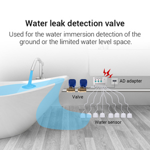Détecteur intelligent de fuite d'eau avec vanne d'arrêt automatique DN15 1/2 pouce et capteur d'eau de 6 mètres, système d'alarme domestique pour la prévention des fuites de tuyaux - Product Image 5