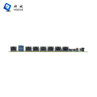 Carte mère industrielle Intel LGA1151 6e-9e génération, 6 ports GbE LAN, 2 BYPASS Q250, DDR4 64 Go, PCIe X8, pour pare-feu et appareils Pfsense