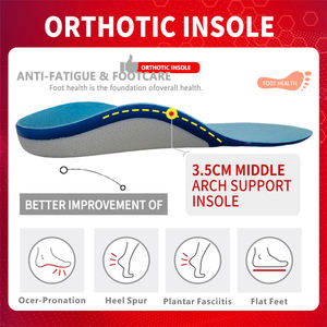 Soletta ortopedica per <span class=keywords><strong>bambini</strong></span> con piedi piatti in gel tpe a tutta lunghezza personalizzata plantare plantare plantare per <span class=keywords><strong>bambini</strong></span> - Product Image 2