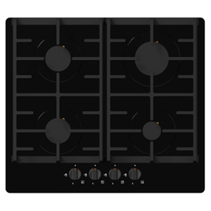 Estufa de <span class=keywords><strong>Gas</strong></span> Premium de 5 Quemadores, Diseño de Vidrio Templado y Acero Inoxidable, Estufa de <span class=keywords><strong>Gas</strong></span> Multiquemador Integrada para <span class=keywords><strong>Encimera</strong></span>, para el Hogar - Product Image 1