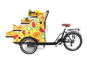 RL-T03A tricicli elettrici <span class=keywords><strong>bicicletta</strong></span> <span class=keywords><strong>3</strong></span> <span class=keywords><strong>ruote</strong></span> adulto frutta risciò Vending Bike triciclo elettrico - Product Image 4