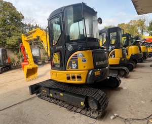 Miniexcavadora Komatsu PC55MR Usada en Buenas Condiciones, <span class=keywords><strong>Excavadora</strong></span> Usada de 5.5 Toneladas, Máquina Komatsu PC55 60 70 en Venta - Product Image 1