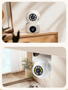 360 độ <span class=keywords><strong>HD</strong></span> 1080P Ống kính kép <span class=keywords><strong>Camera</strong></span> an ninh không dây 2 chiều âm thanh video PTZ Màn hình Kép màn hình CMOS SD thẻ bảo hành 1 năm - Product Image 5