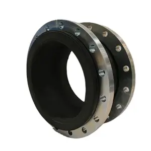 High Quality Customizable OEM Coupling Pipe Bellows Compensator Head Code EPDM Flexible Rubber Expansion Flange Connector Forged