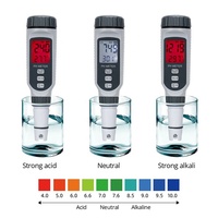 Capteur intelligent pH818 Portable Type de stylo pH-mètre Testeur d'acidité et d'alcalinité Instrument de mesure de la qualité de l'eau chimique agricole