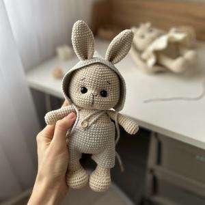 Juguete <span class=keywords><strong>de</strong></span> jirafa <span class=keywords><strong>de</strong></span> ganchillo personalizado hecho a mano <span class=keywords><strong>Amigurumi</strong></span> Bunny Chick Lovey Animal juguetes para niños - Product Image 2