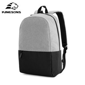 Kingsons Casual <b>Backpack</b> 15 Inches Color Blocking Unisex <b>Student</b> <b>Backpack</b> - Product Image 1