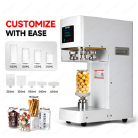 Máquina Selladora Automática de Latas de Plástico MOSEENER, Selladora de Tapas de Latas de Cerveza, Máquina Selladora de Latas de Presión para Refrescos y Té de Burbujas