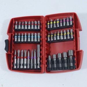 S2 Steel <b>Screwdriver</b> <b>Bit</b> <b>Set</b> 45pcs Security <b>Bits</b> Hard Case Storage Home Tool Kit - Product Image 1