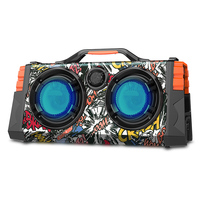 Altavoces para Fiestas de DJ, Modelo Deluxe OEM, Bluetooth, Camuflaje, Conexión Inalámbrica, Altavoz con Control Remoto, Radio, Subwoofer, Boombox