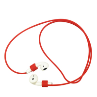 Tali Leher Anti-Hilang Promosi Laris 2023, Tali Silikon Lembut Warna-Warni 55CM untuk Earphone AirPods dan Data