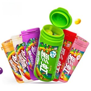 Caramelos Skittles Frutales y Dulces al por Mayor en Paquete de Botella de 30g, Grageas de Colores con Sabor a Fruta, Bombones Mexicanos - Product Image 4