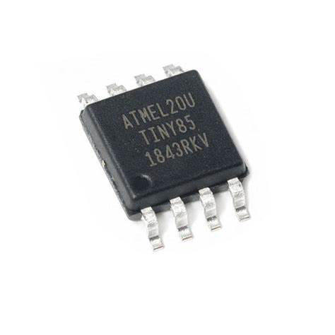 ATTINY85-20SU Atmel 8-bit AVR Microcontroller with 2/4/8K Bytes In-System Programmable Flash ATTINY85-20SUR ATTINY85