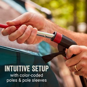 <span class=keywords><strong>Tente</strong></span> de camping <span class=keywords><strong>Coleman</strong></span> Skylodge à trois couches avec logo personnalisé, auvent pare-pluie, véranda zippée, résistante aux intempéries, <span class=keywords><strong>tente</strong></span> familiale à ouverture rapide en Oxford - Product Image 3