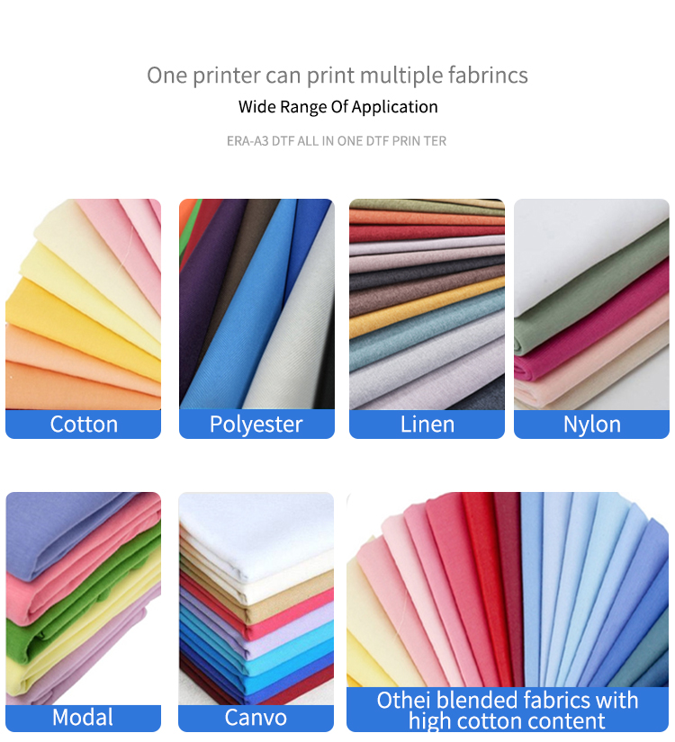 A3 DTF Printer Directly Transfer Film A3 T shirt Printing Machine A3 Heat Transfer A3 DTF Printing Machine For t shirt jeans