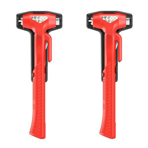 Martillo de Seguridad para Auto, Herramienta de Escape de Emergencia, Rompe Cristales y Cortador de Cinturones de Seguridad, Accesorio Automotriz Esencial (Venta al Por Mayor, 1 Pieza) - Product Image 1