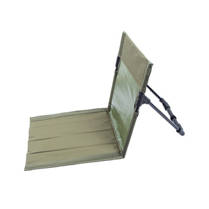 Chaise pliante d'extérieur KS en aluminium léger, portable, pour la plage et le camping, couleur verte - Product Image 1
