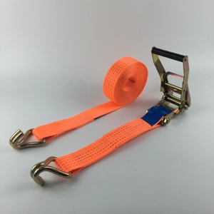 Sangle d'arrimage à cliquet robuste avec crochets en S, capacité de charge de 5 tonnes, ceinture d'arrimage pour le transport, la moto, la remorque - Product Image 6