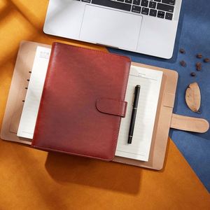 Professional Pu Leather Business Notebook Gift Set Custom Logo <b>A5</b> Notebooks - Product Image 4