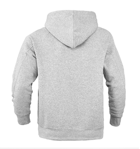 Sweat-shirt à capuche personnalisé avec boutons pression, 220 GSM, sweat-shirt uni en molleton pour homme, couleur unie, surdimensionné, avec poche à capuche - Product Image 4