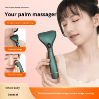Outil de massage électrique Gua Sha en gros, rechargeable par USB, batterie au lithium, pour le visage et le corps, favorise la circulation sanguine et le lifting