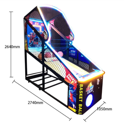 New Coin Operated Basketball Shooting Machine Ticket Machine for Sale
