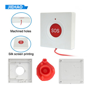 Seniors one-touch SOS emergency alarm button Waterproof plastic case with rope