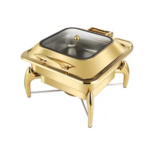 Elektrische Brotdose Lebensmittel wärmer Chafing Dish Buffet Set Chafing Dishes für das Catering