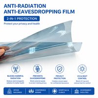 Film de protection contre les radiations EMF et les lasers, anti-écoute, installation facile, membrane de protection de la vie privée pour empêcher la fuite d'informations