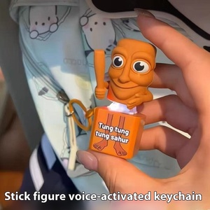 Shanhaijingクリエイティブ木製おもちゃクロスボーダー全棒人間減圧ペンダント音声音ボタン新しいアイアンマン - Product Image 6