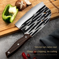 Couteau de cuisine en acier inoxydable forgé à la main, couteau de cuisine tranchant pour couper la viande, les os, tuer le poisson