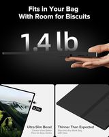 Écran tactile 15,6 pouces 125% SRGB 1080P IPS 10 points, compatible VESA, mini, pour USB C, ultra-fin, deuxième écran de voyage, 60Hz