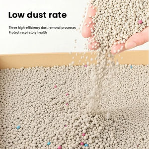 La lettiera per gatti in Tofu di alta qualità è la migliore vendita di Bentonite gatto sabbia lavanda con profumo di sfera che si aggrappano in cristallo per lettiera per gatti - Product Image 5