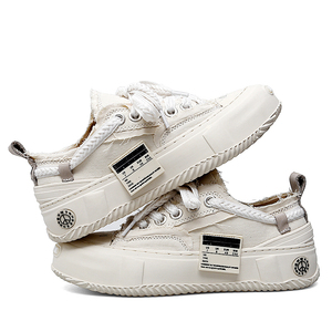 Wholesale Custom Lace up Rubber <b>Sole</b> Black Vulcanized Blank Casual Fashion Low Top Men <b>Trainer</b> Sneaker Tennis Sport Canvas Shoes - Product Image 4