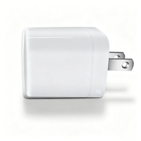 Chargeur rapide GaN ignifuge à double port 35W PD3.1 QC3.0 OTP 5v/3a pour écouteurs, téléphone portable et montre connectée USB/Type-C