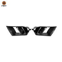 Conduits à double ailette en fibre de carbone de style R44 de haute qualité pour BMW G80 M3 G82 M4 Kit de carrosserie de conduit avant